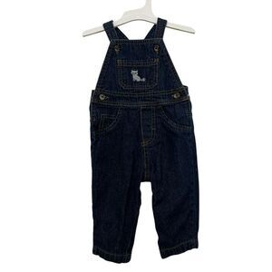Carter’s Just One You Blue Denim Cotton Bibs Overalls Baby Size 6 Months